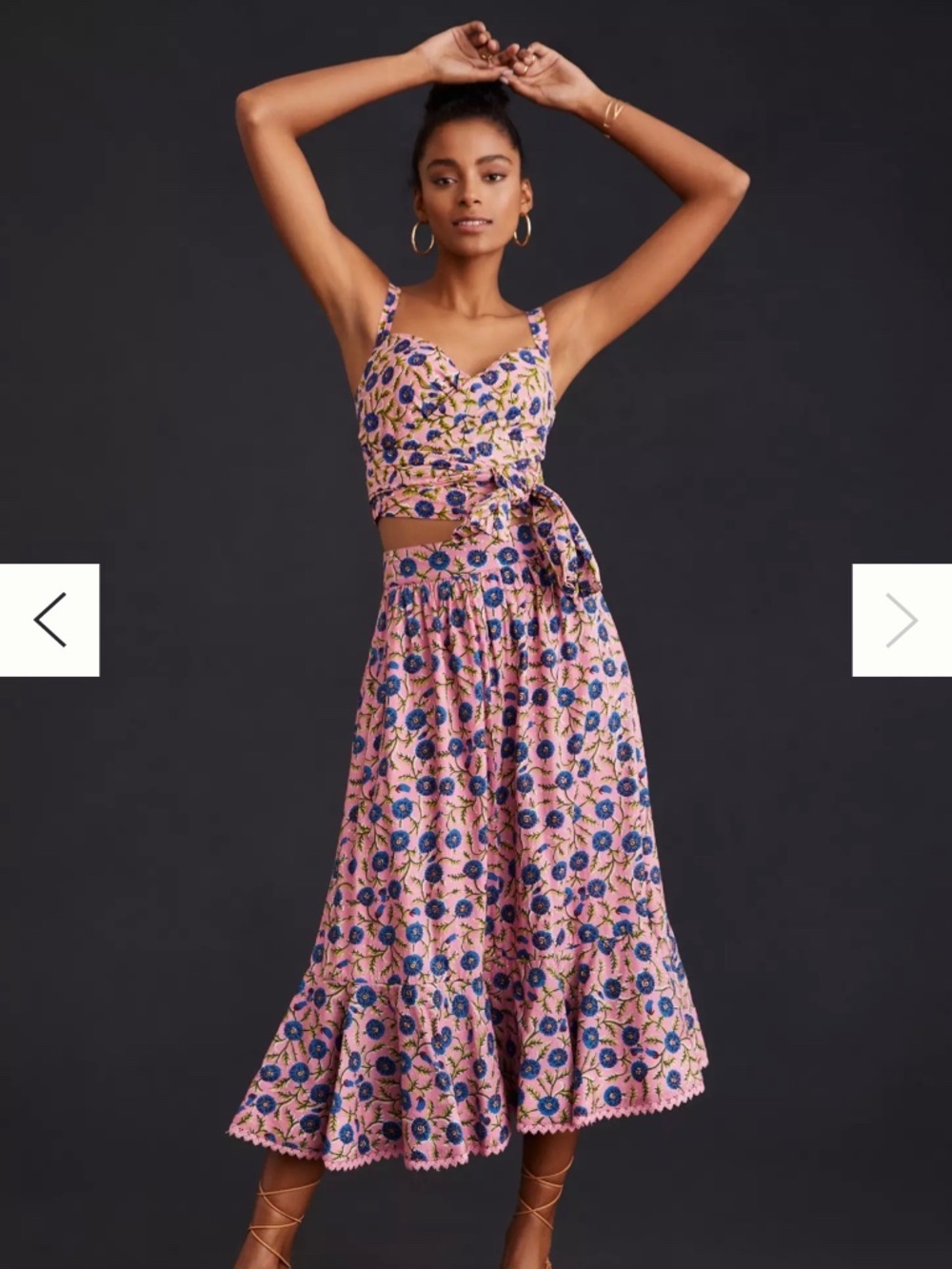 Anthropologie Eddy cross Front Bustier